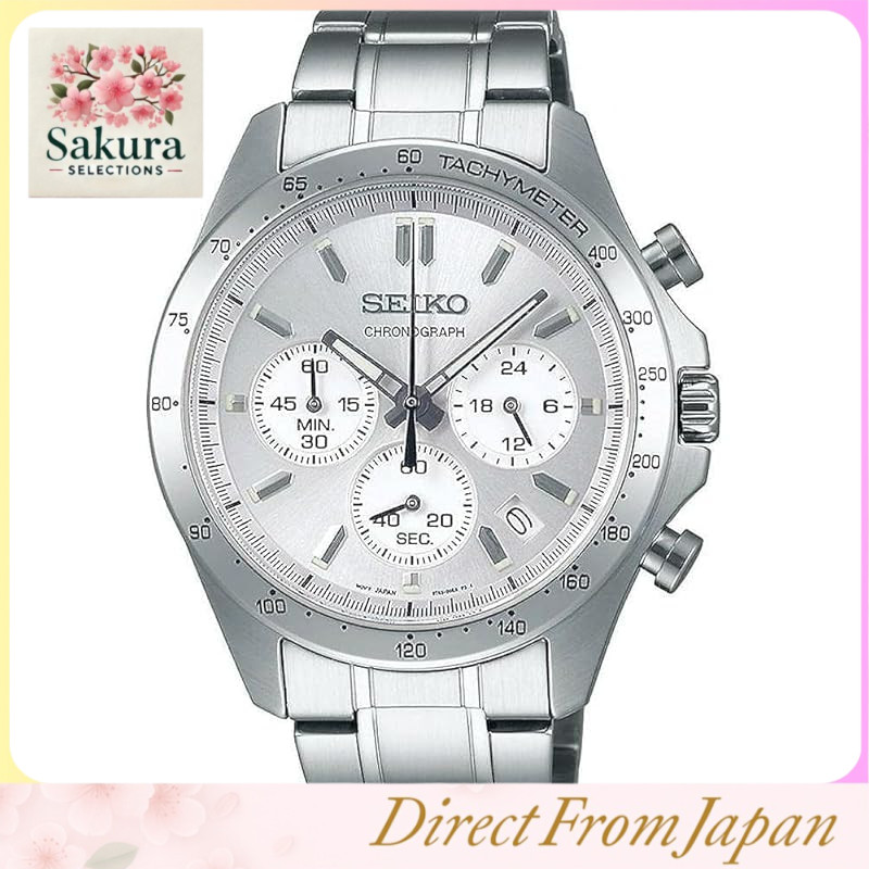[Seiko] SEIKO 1/5 Second Chronograph Quartz Watch for Men SBTR009 Silver [ Domestic Product]