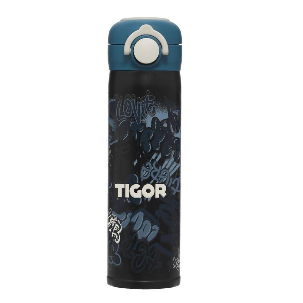 Garrafa Termica De Inox Com Bocal 500ml Tigor Lovit Street em Oferta na Shopee