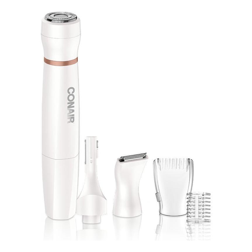 Depilador Sem Fio Conair All In One Compacto Facial e Corporal Feminino Branco - LT85NBR em Oferta na Shopee