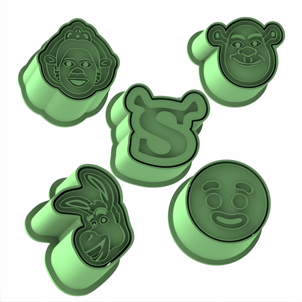 Ejetor Modelador Para Doces SHREK Brigadeiros Docinhos Massa Biscuit Biscoito Resistente Massinha