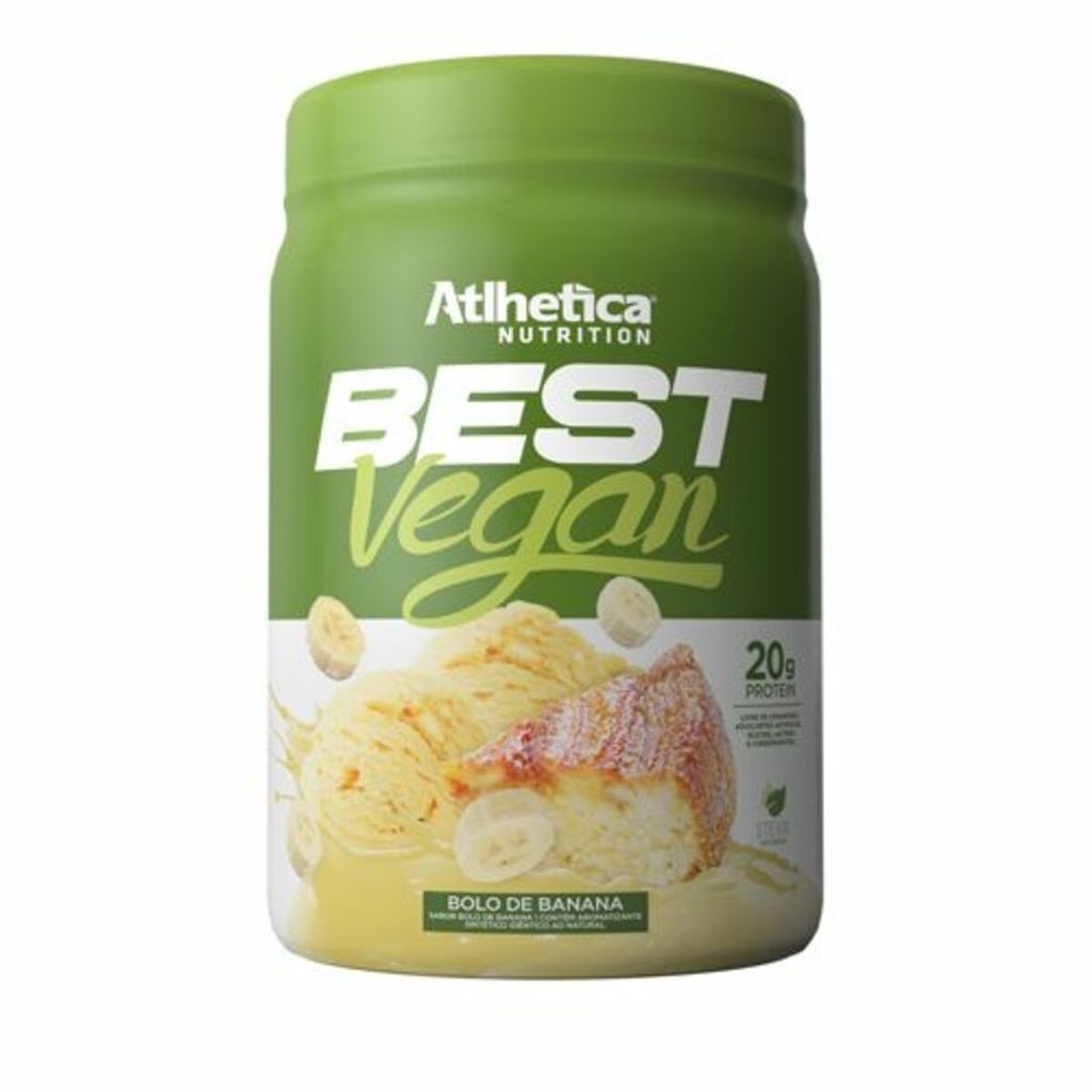 Bolo de Banana Vegano - Atlhetica Nutrition