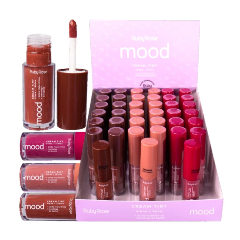 Caixa fechada C/36 Cream Tint Mood Ruby Rose  HB575-G1
