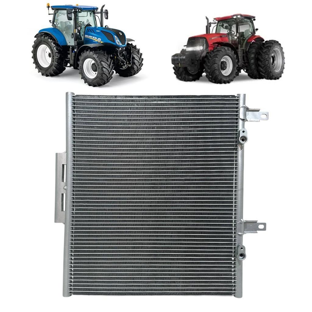 CONDENSADOR AGRIC. NEW HOLLAND T7 / 7030/7040/7050/7070/ CASE PUMA 165 ATE 230 BRASADO OEM: 84158363
