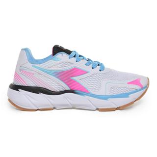 Tênis Corrida Feminino Diadora Evoluzione Branco e Azul em Oferta na Shopee