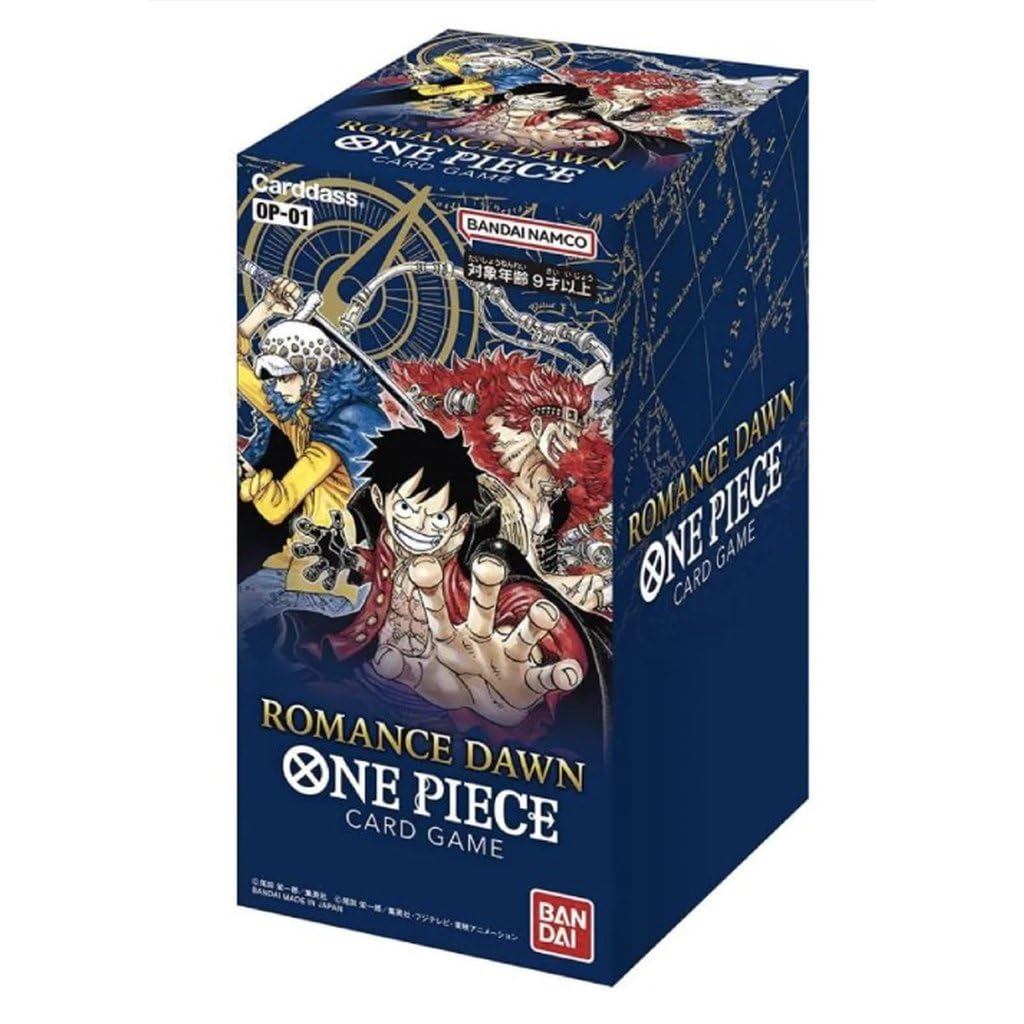 DIRETO DO JAPÃO Jogo de cartas BANDAI ONE PIECE ROMANCE DAWN OP-01 CAIXA