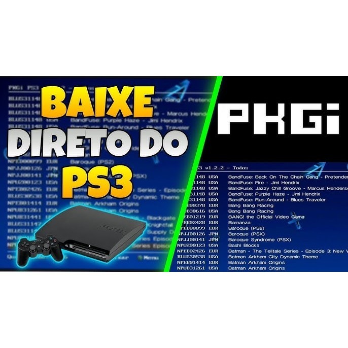 PS3 slim TUNADO 4000 JOGOS Fifa, Gta V, Mortal Kombat, Minecraft