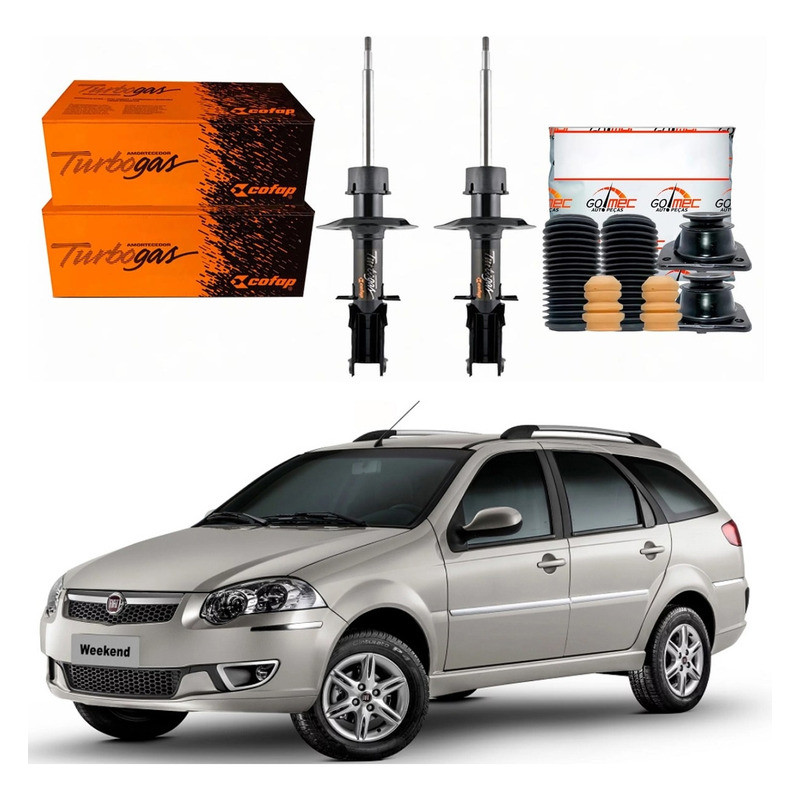 Kit Amortecedor Dianteiro Palio Weekend 1.4 2011 A 2020 em Oferta na Shopee