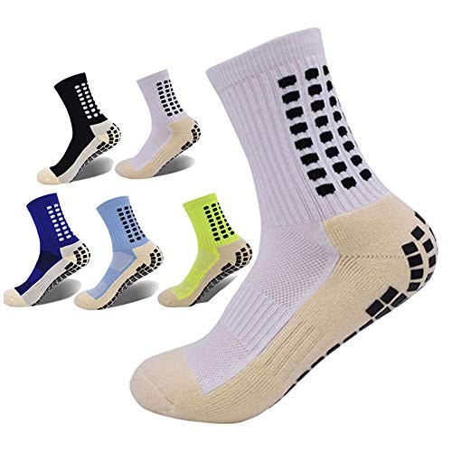 Meias Antiderrapantes De Fundo Amarelo Stokin , Tamanho Médio , Futebol , Esporte , Basquete , Badminton , instok em Oferta na Shopee