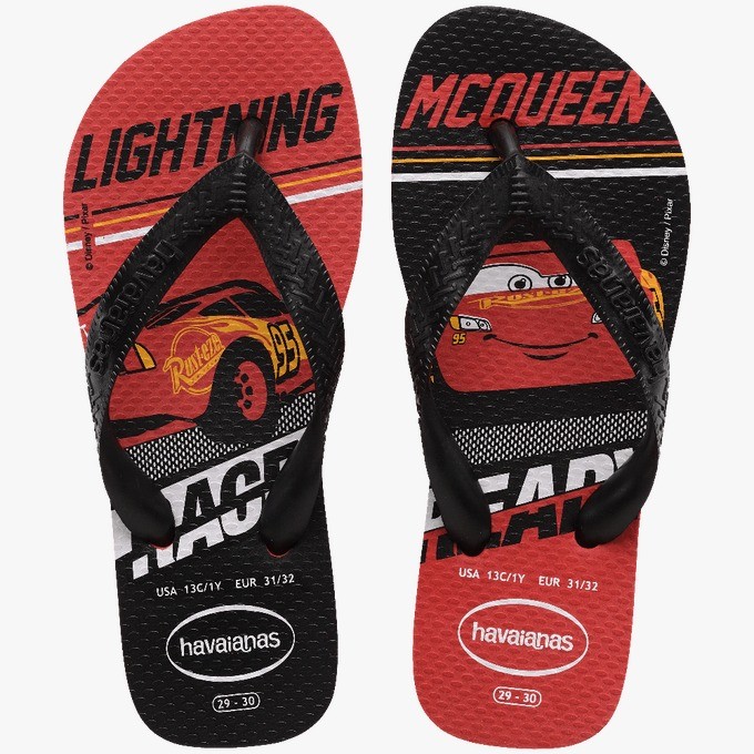 Havaianas Top Kids Disney Carros