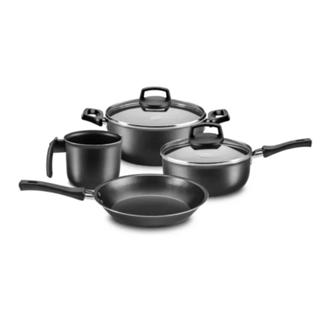 Jogo de Panelas Antiaderente Safira Cristal 4 Peças Grafite em Oferta na Shopee