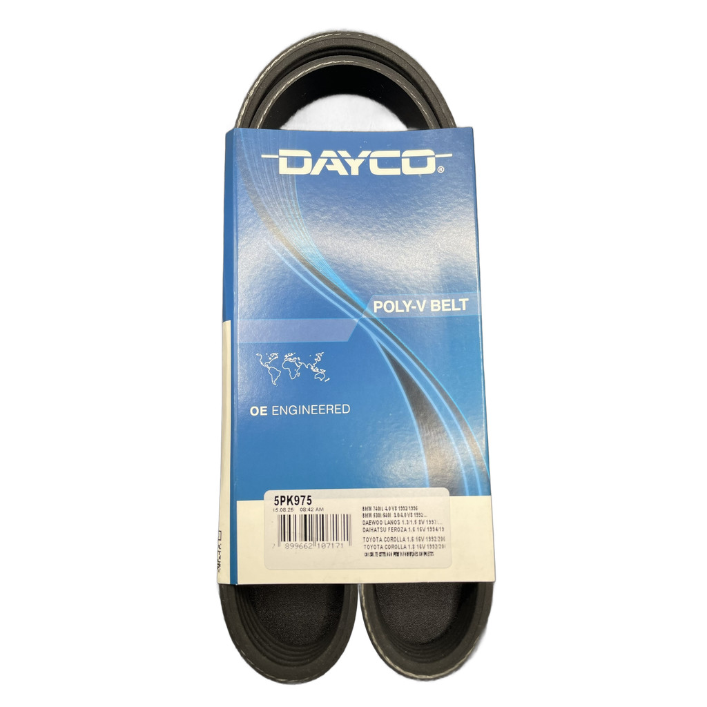 Correia Dayco 5PK975 Poly-V Alternador Corolla BMW