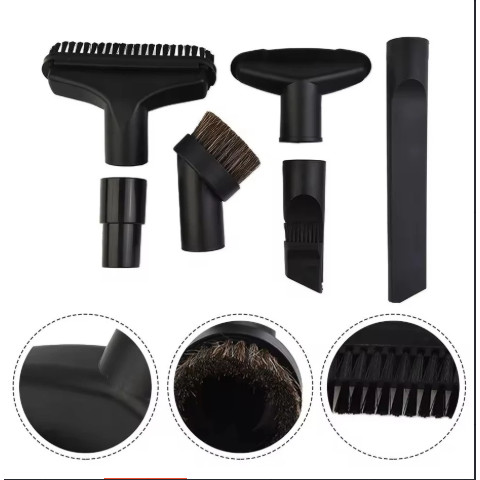 kit 6 de acessorios universal para aspirador de pó convencional