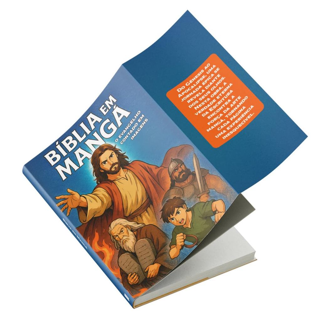 Bíblia em Mangá | O Evangelho Contado em Imagens | Heróis de Deus em Oferta na Shopee