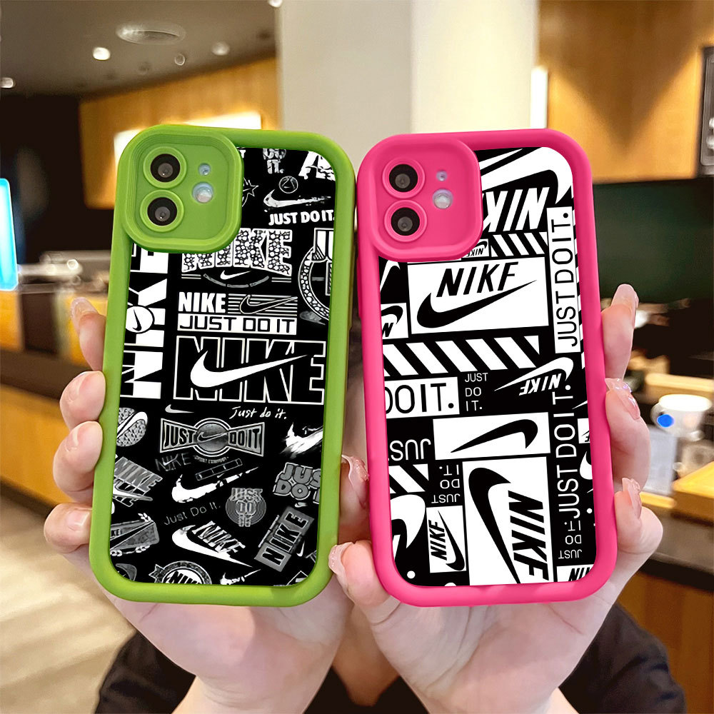 Capa Para Samsung A07 A17 A56 A36 A55 A54 A16 A15 A14 A05S A51 A52 A34 A35 A32 A13 Ícone Com Tema Preto Caso De Telefone