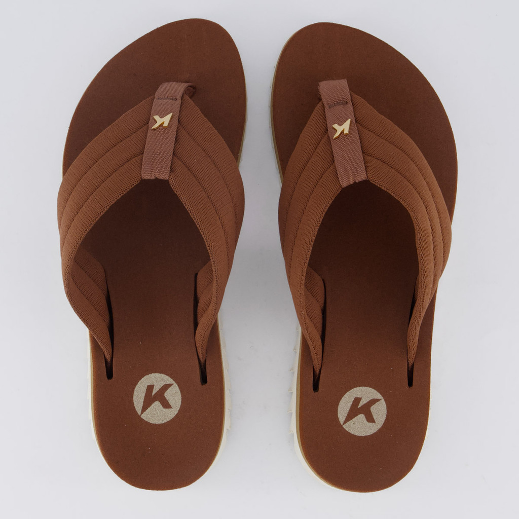 Chinelo Kenner Kyra Pro Comfy Feminino Marrom em Oferta na Shopee