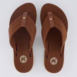 Chinelo Kenner Kyra Pro Comfy Feminino Marrom