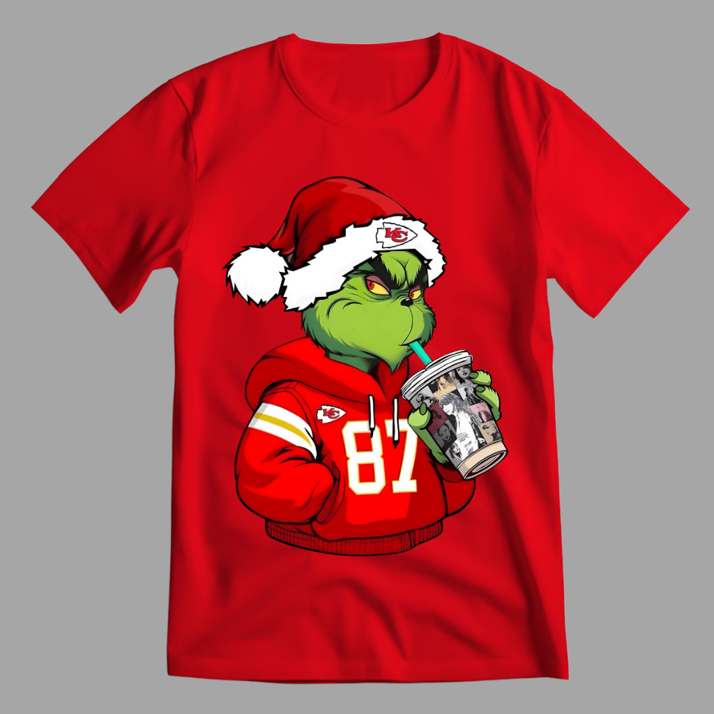 Camiseta Camisa camiseta Estampada Natal Grinch Personagem Unissex Feliz Natal Postagem Imediata