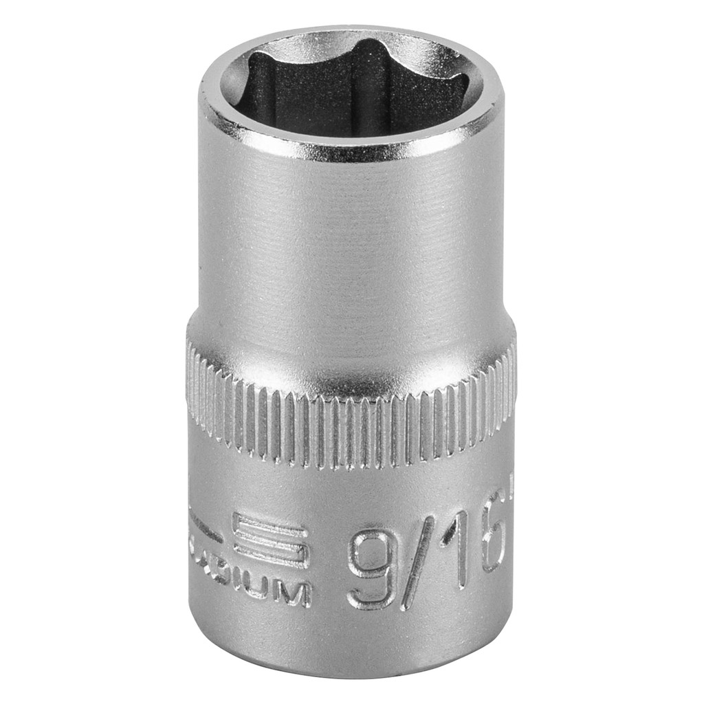 SOQUETE SEXTAVADO ENCAIXE 1/2POL. CRV, 9/16POL. 1PC // STELS em Oferta na Shopee