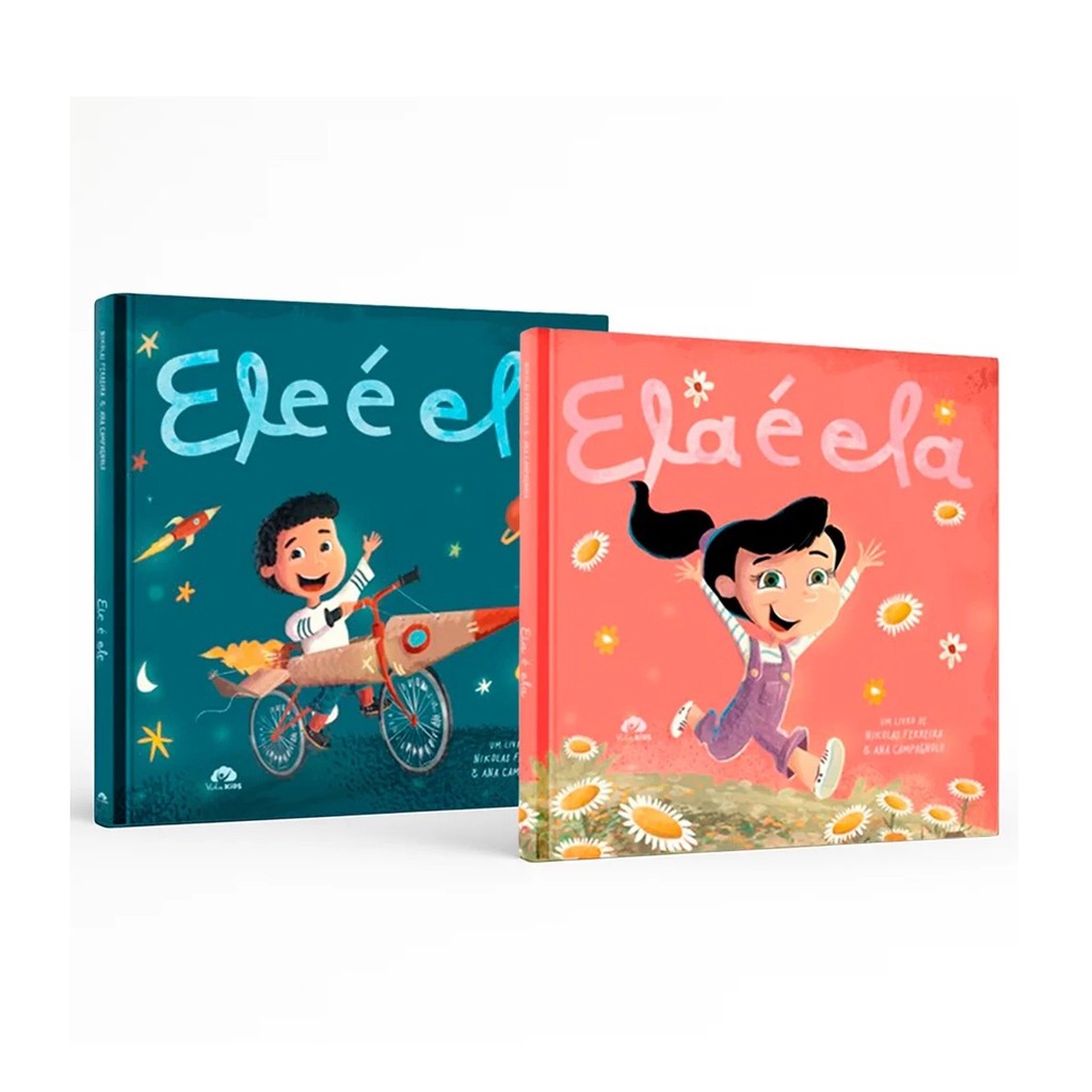 Kit - Ele é ele + Ela é ela ( 2 livros ) - Nikolas Ferreira e Ana Campagnolo