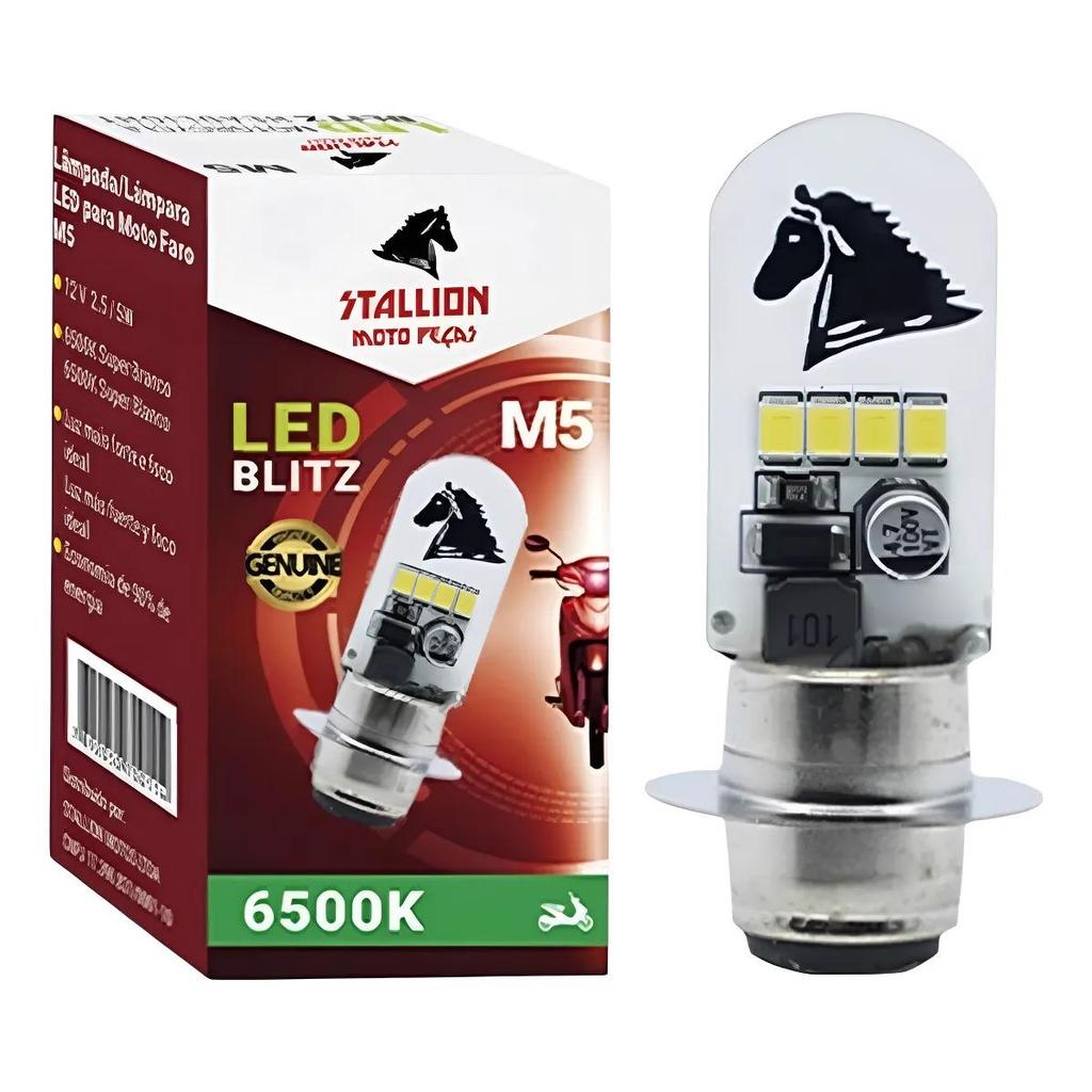 LAMPADA FAROL STALLION 2 LED M5 12W UNIVERSAL em Oferta na Shopee