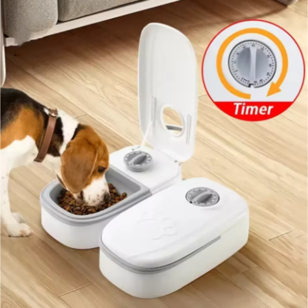 Comedouro Automático Inteligente 48h – Alimentador com Temporizador e Fechamento Seguro