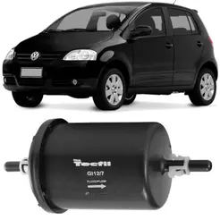 Filtro Combustível Volkswagen Fox 2004 A 2010 Flex Tecfil