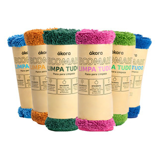 Kit 6 Panos Mágico Para Limpeza Limpa Tudo Ecomais Akora em Oferta na Shopee