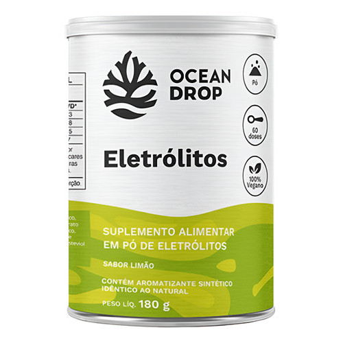 Eletrólitos - Ocean Drop 180g Limão Limão em Oferta na Shopee