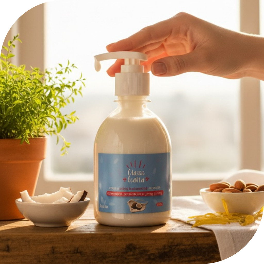 Creme Ultra Hidratante Corporal Coco | Classic Ecolita | Artesanal | 240 ml