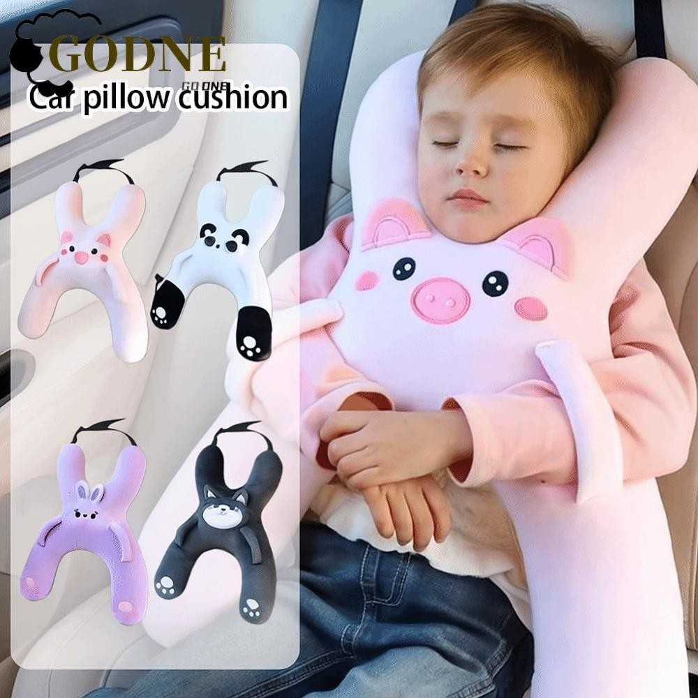 Encosto De Cabeça De Carro GODNESSFO , Travesseiro De Dormir Infantil Removível E Respirável Montado No Suporte 6814 QUF