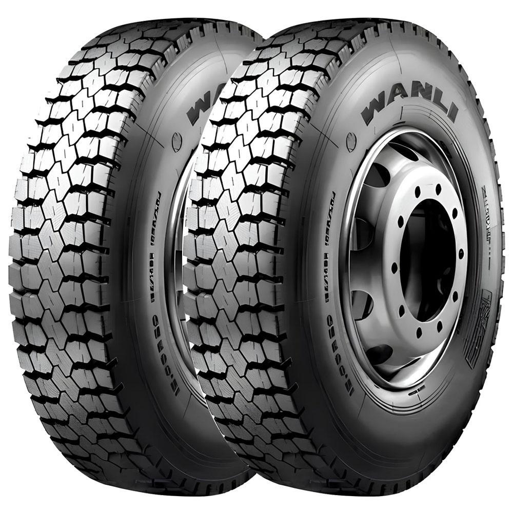 KIT 2 Pneu Wanli SDR01 215/75R17.5 Aro 17.5 135L 16 Lonas em Oferta na Shopee