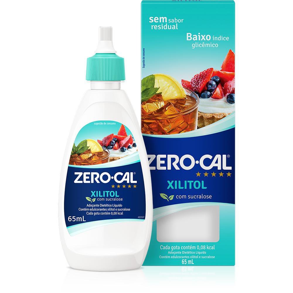 Adoçante Zero Cal Xilitol com Sucralose 65ml em Oferta na Shopee