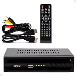 Conversor de TV analógico para digital HDTV 1080 Gravação 110V/220V