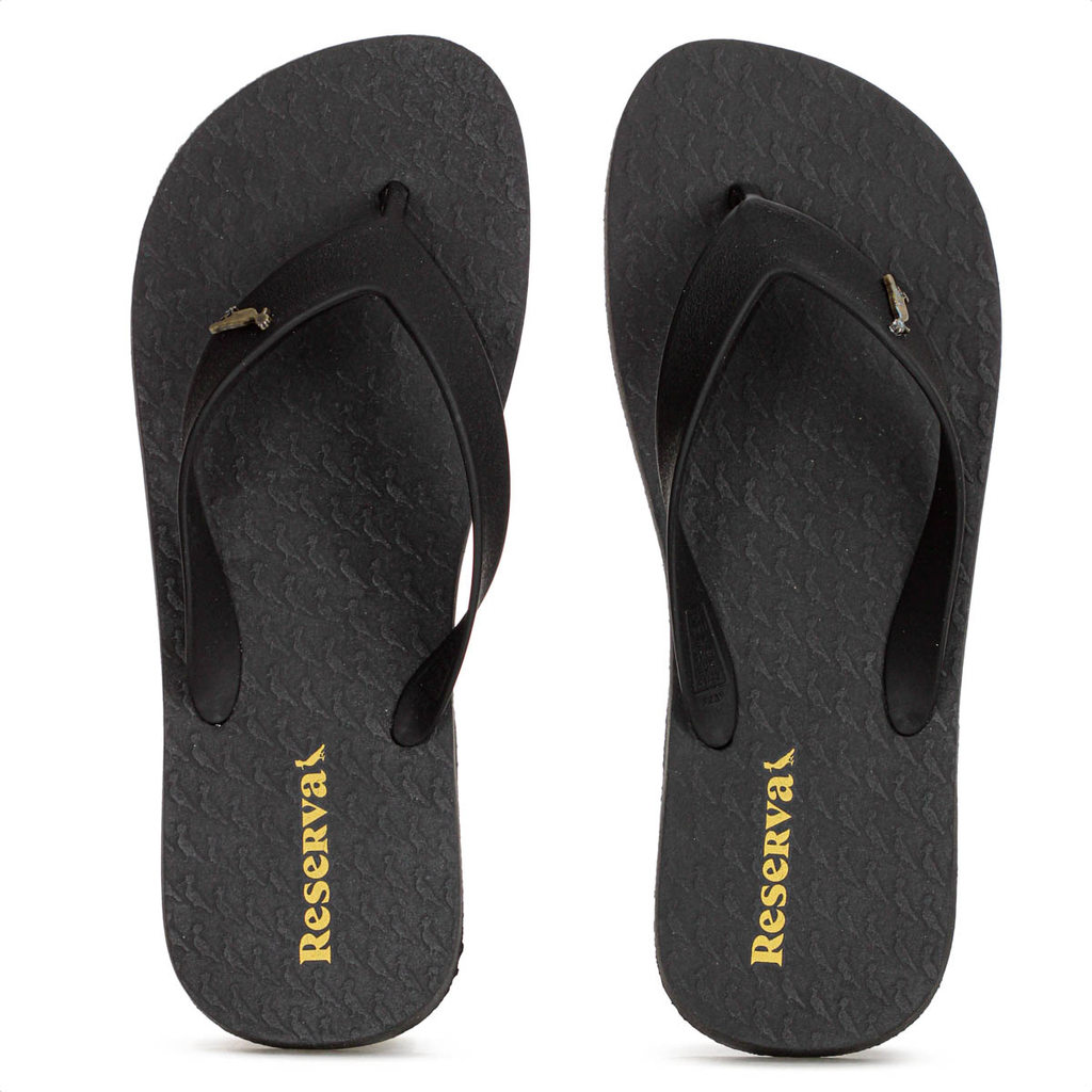 Chinelo Reserva Logo Preto - Masculino em Oferta na Shopee