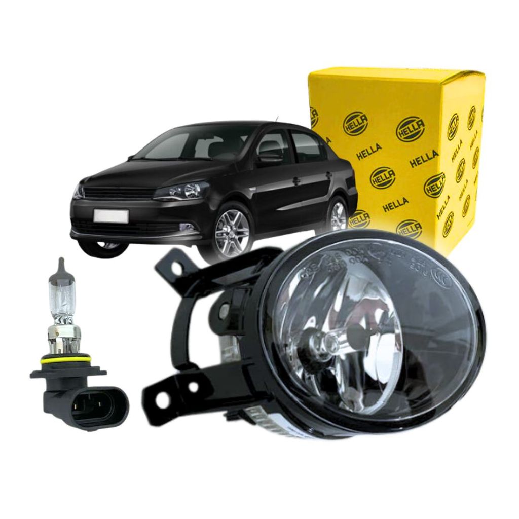 Farol Milha Auxiliar Para Volkswagen Voyage 1.6 2016 Lado Direito Farol Neblina Hella