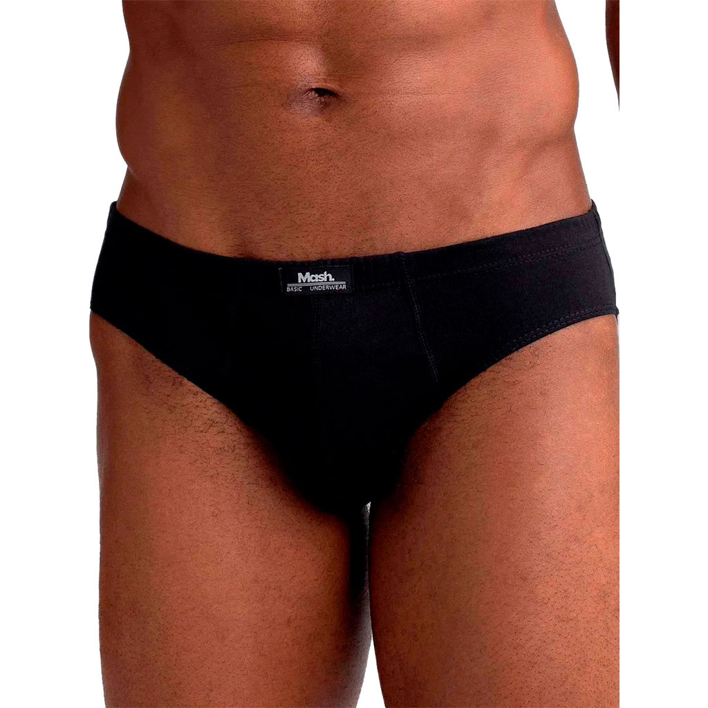 Cueca Slip Algodão Mash 074.58 em Oferta na Shopee