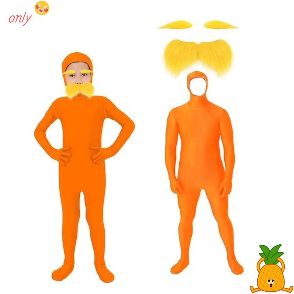 ONLYGOODS Fantasia De Halloween , Spandex Amarelo E Sobrancelha Invisível BodySuit , Cor Sólida em Oferta na Shopee