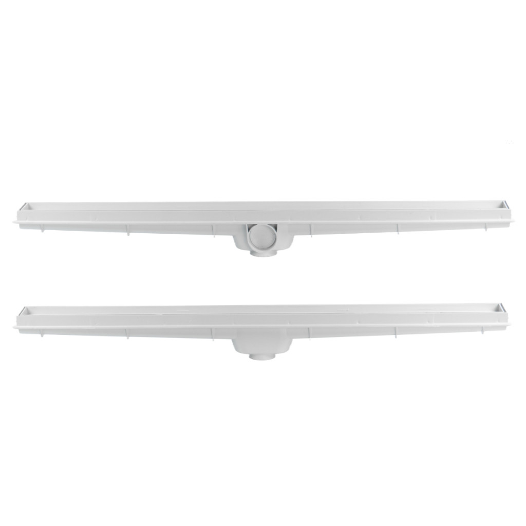 Ralo Linear Oculto Invisível 5x80 cm Sifonado Caixa Coletora Instalação Jardim Banheiro Piscina