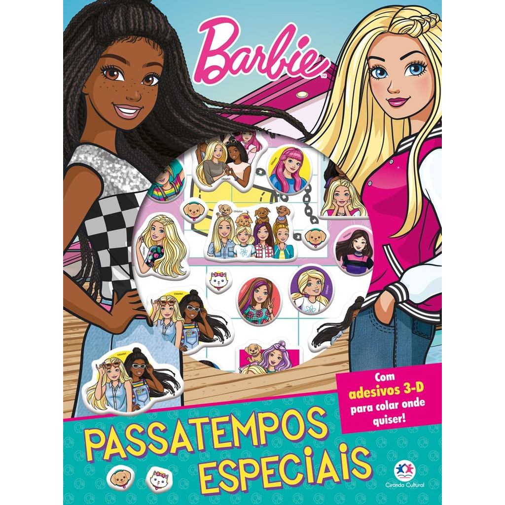 Barbie | Passatempos Especiais com Adesivos
