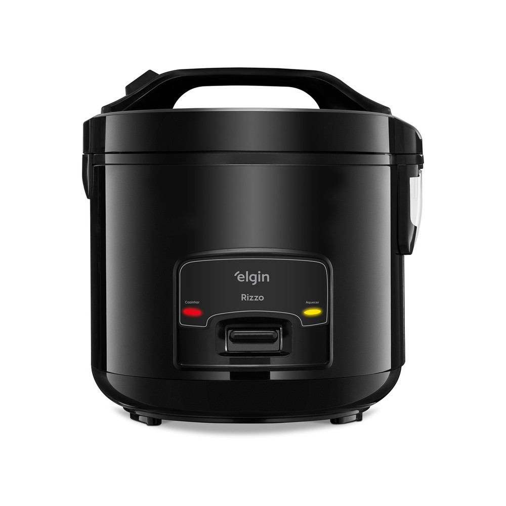 Panela Elétrica de Arroz Rizzo 5 Xícaras 400W 110V Preta com Acessórios 
