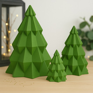 Kit com 3 Árvores de Natal Decoração de Natal Enfeite de Natal Arvore de Natal