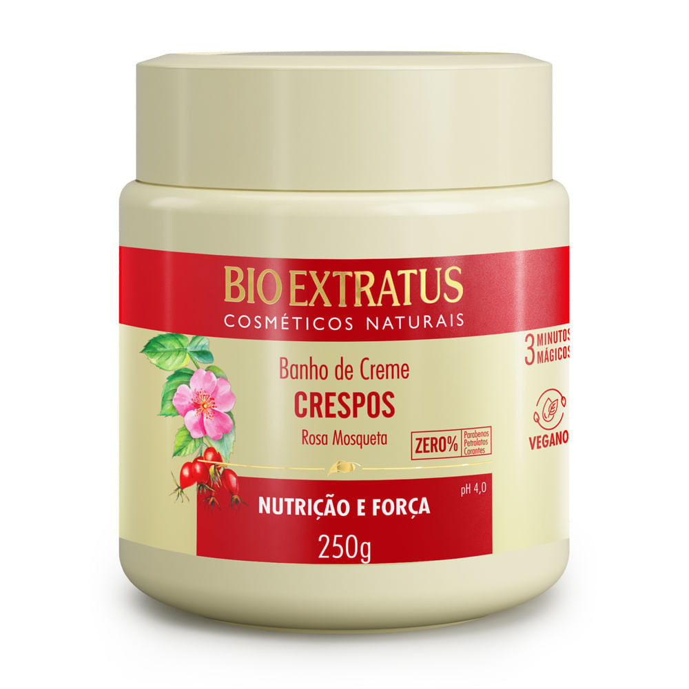 Banho de Creme Crespos Bio Extratus 250g em Oferta na Shopee