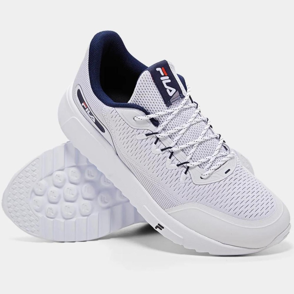 Tênis Fila Step Masculino - Branco e Marinho