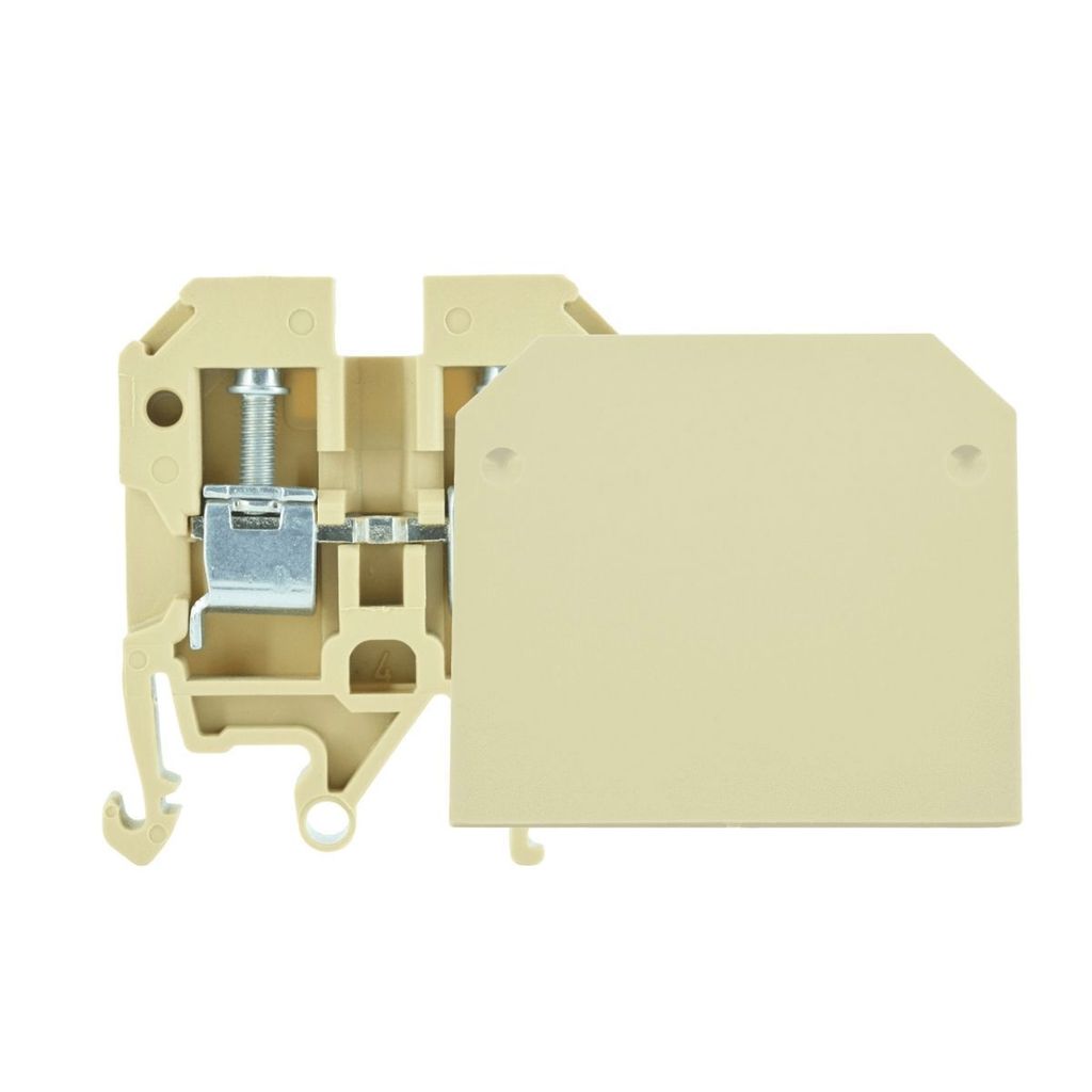 Tampa + Conector Borne De Passagem PA Sak 6/10 Bege Conexel