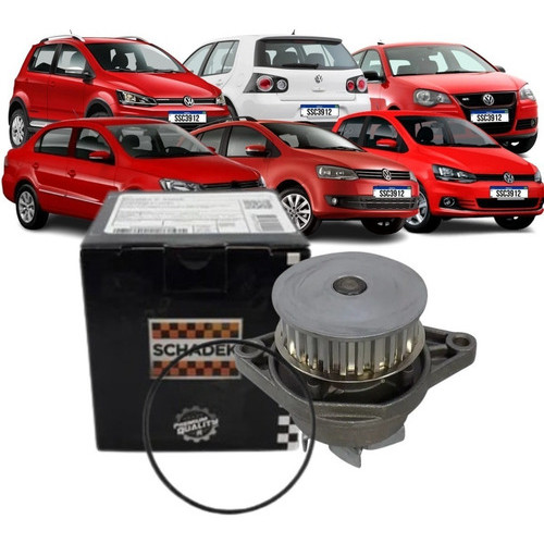 Bomba D'agua Vw Fox Polo Voyage Gol G3 G4 G5 G6 G7 1.0 1.6 em Oferta na Shopee