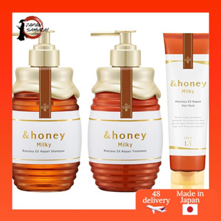 Conjunto De 3 Peças & honey Moisture Repair [Shampoo/Condicionador/Pacote De Cabelo]-Direto Do Japão em Oferta na Shopee