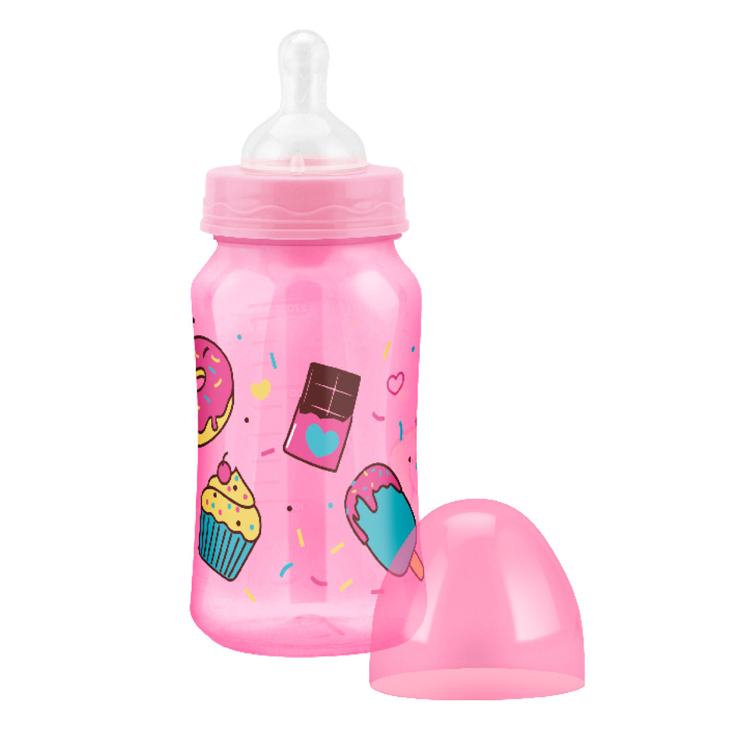 Mamadeira Super 270ML Premium bico em Silicone macio Petita