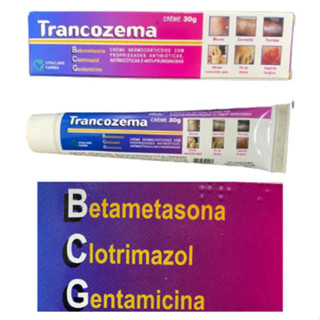 Pomada Trancozema Para Tratamento De Fungos Infecção Dermatite Eczematoide Bacterianas Acne em Oferta na Shopee