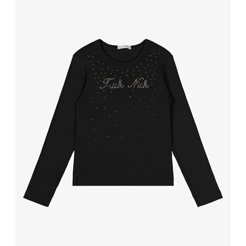 Blusa Manga Longa Trick Nick Preto