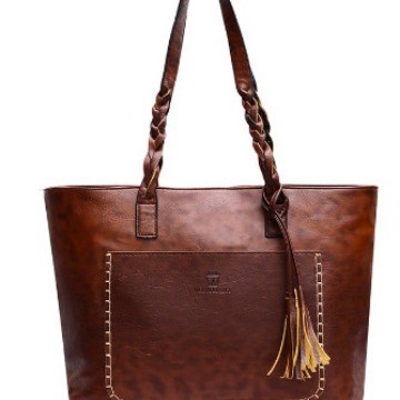 Bolsa Tiracolo/De Mão Feminina De Couro PU Flexível/Transversal/Vintage/Retrô